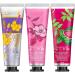 Burt's Bees Hand Cream Trio Gift Set - Lavender Honey, Watermelon Mint, Wild Rose Berry Shea Butters | Body Care Stocking Stuffers - Buy Online on GoSupps.com