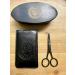 Starter Grooming Kit - Travel Bag Wooden Comb Brush & Mustache Scissors for Men - Buy Online on GoSupps.com