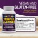 Temple Cleanse 120 Capsules - Magnesium Oxygen-Based Detox for Gentle Colon Cleanse Relieves Constipation No Gas or Bloating - Body Detox for Men & Women - Buy Online on GoSupps.com