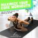 Elite Sportz Equipment Ab Mat - High Density Foam Sit Up Mat for Abs & Back Support - Buy Online on GoSupps.com
