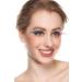 Dorisue halloween lashes Pink and Blue Color Eyelashes Joker Cosplay Costumes Set Party Feather lashes Makeup costume lashes 1 pair  - Buy Online on GoSupps.com