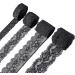 4 Rolls Vintage Floral Lace Ribbon 24 Yards - Wide Black Tulle Trim for DIY Crafts & Sewing - Buy Online on GoSupps.com
