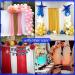 10x10 White Backdrop Curtain for Parties & Weddings - Wrinkle Free Photo Backdrop for Baby Showers - 5ft x 10ft (2 Panels) - Buy Online on GoSupps.com