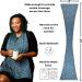 Adult Bib Scarf - Stylish Clothing Protector for Eating | Reusable Adult Bib Alternative in Calypso Blue - Buy Online on GoSupps.com