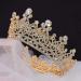 Gold Princess Crown for Women - Wedding Tiara and Crystal Queen Crown - Buy Online on GoSupps.com