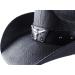 Western Outback Cowboy Hat | Men's & Women's Style | Straw, Felt & Canvas | Black - Buy Online on GoSupps.com