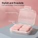UNI-AOSA Travel Pill Organizer - 10 Compartments, Pink, Moisture & Water Proof, BPA-Free - Buy Online on GoSupps.com