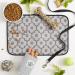 Bone Dry Machine Washable Ultra Absorbent Pet Mat - Lattice Gray - 12x18 - Buy Online on GoSupps.com