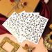 12 Sheet Cheetah Temporary Tattoo Set - Gold Leopard Print Face Stickers for Women's Accessories & D cor - Buy Online on GoSupps.com