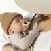 Bleu La La Lulababe Pacifier Clip - 1 Pack (Mocha) | Stylish and Practical Baby Accessory - Buy Online on GoSupps.com