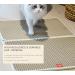 Premium XL Beige Cat Litter Mat - Double Layer Scatter Control & Waterproof - Buy Online on GoSupps.com