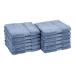 Amazon Basics Dual Performance Washcloths - 12-Pack Cotton True Blue True Blue Washcloths