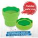 Faber-Castell Collapsible Water Cup - Light Green (Reusable, Perfect for Mixed Media and Painting) - Buy Online on GoSupps.com