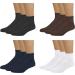Classic Women's Diabetic Non-Binding Ankle Cotton Socks 3-Pack 9-11 Brown - Comfortable and Breathable Socks for Diabetic Feet - Buy Online on GoSupps.com