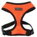 Puppia dog harness for small and medium -sized dogs - super soft in many colors - also used as a puppy dishes - anti -anti -tanning crockery for dogs orange l l orange