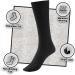 Silky Toes Men's Cotton Diabetic Socks 3-Pack, Non-Binding Seamless Dress Socks, Big Sizes 10-13, Black - Buy Online on GoSupps.com
