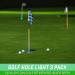 GoSports Light Up Golf Hole Lights 3 Pack - Enhance Your Night Golf Experience and Improve Putting and Chipping Skills - Buy Online on GoSupps.com