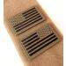 2x3.5 Infrared IR USA American Flag Patch Set - Tactical Vest Hook-Fastener Backing - Coyote Brown Tan - Buy Online on GoSupps.com