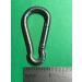 Stainless Steel 316 Spring Hook No Eye Carabiner 1/4" (6mm) Marine Grade - Buy Online on GoSupps.com