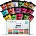 Nutruit Gourmet Healthy Snacks Mega Variety Box (Pack of 32), Vegan, Gluten Free, No Added Sugar, Non GMO, Kosher, Plant Based Protein, High Fiber, Snack Gift Box for Family, Kids, Adults. 1.2oz Packs Mega Variety Box 32 Packs