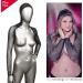 CalExotics Radiance Plus Size Hooded Shoulder Shrug - Sparkling Rhinestone Bling Accents | International Shipping Available - Buy Online on GoSupps.com