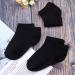 Cooraby 25 Pairs Kids' Low Cut Half Cushion Sport Ankle Socks - Black, 8-10 Years - Buy Online on GoSupps.com