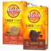 Metamucil FiberThins Fiber Supplement with Bleam Digestive Health Support Tip Card Psyllium Fiber Bars - 12CT Cinnamon Spice & 12CT Chocolate - Set Cinnamon Spice - Chocolate