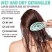 Fiora Naturals Hair Detangling Brush - Gentle Bio-Friendly Detangler for Curly & Straight Hair - Ultra-Soft Bristles for Women, Men, Kids & Toddlers - Suitable for Wet and Dry Hair - Buy Online on GoSupps.com