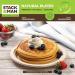 50-Pack 6x6 Inch Square Paper Plates - Eco-Friendly, Biodegradable & Heavy-Duty Disposable Plates made from Bagasse Fibers - Natural & Compostable 6'' Square Plates - Buy Online on GoSupps.com