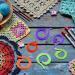 200 Colorful Knitting Crochet Markers - DIY Stitch Marker Rings for Handmade Crafts - Buy Online on GoSupps.com