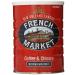 French Market Coffee, Coffee and Chicory, Medium-Dark Roast Ground Coffee, 12 Ounce Metal Can Medium - Dark Roast 12 Ounce (Pack of 1)