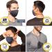 Copper Fit Unisex Never Lost Face Masks - 2 Pack | Anti-Microbial Fabric - Buy Online on GoSupps.com