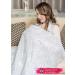 Grey Damask Adjustable Strap Breastfeeding Cover - Breathable Cotton - Boned Nursing Cover with Storage Bag & Towel Corners - Buy Online on GoSupps.com