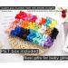50 Pairs Baby Girls Fully Lined Hair Pins - Tiny 2 Hair Bows - 25 Colors - Alligator Clips for Infants and Toddlers - Buy Online on GoSupps.com