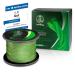 Frambay braided fishing cord with a strong 4 -way braid I fishing line braided and flexible i Fishing line fishing tendon fishing cord - 500m & 150m green 500m - 0.14mm - 9kg