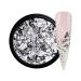 Nailart Foil Flakes Silver