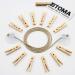 Letoma Photo Rope with Brackets & Suction Cups - 100 cm Natural Hemp Display with 8 Decorative Clips for Windows & Smooth Surfaces - Buy Online on GoSupps.com