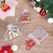 100 Pack Organza Gift Bags - Small 10x15cm Snowflake Design - Perfect for Christmas Gifting & Packaging - Buy Online on GoSupps.com