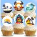 24 x Pre-Cut Travel Holiday 1 Edible Stand up Wafer/Rice Paper Cupcake Cake Toppers Birthday Party Beach Decorations (Summer Style 1) - Buy Online on GoSupps.com