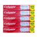 Colgate Cinnamint Fluoride Toothpaste with Cinnamon and Natural Mint Flavor Deep Tooth and Gum Cleaning Gel with Gentle Whitening Fights Cavities and Plaque Kids and Adults 5 Pack