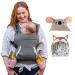 Infantino Cuddle Up Ergonomic Hoodie Baby Carrier Bundle Pack - Detachable Fox and Koala Hoodies, Storage Pocket, Lumbar Support, Facing-in or Backpack Positions for Newborns and Toddlers, 12-40 lbs. Fox & Koala