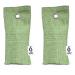 Biped Fresh!Shoe pillows with bamboo activated carbon against an outer smell - natural shoe dryer for unpleasant smelling shoes and sports bags (2x75g) odor neutralizer Z2811 (2 pieces green) 2x green