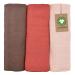 Mimadu Bio Gots Spitche Baby Musselin Spucker Splate Baby Guelly Baby 60x30 cm spitting towels Baby girls Mullwindules Mulltken Baby made of ultra -hooded organic cotton 3 Set (Blossom) Blossom 30x60 cm