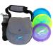 Kestrel Discs Golf Pro Set | 3 Disc Pro Pack Bundle and Small Bag | Disc Golf Set | Includes Distance Driver, Mid-Range and Putter | Small Disc Golf Bag Gray