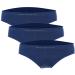 Brubeck 3 Pack children young briefs seamlessly breathable |Underpants guys |Underwear drying quickly |Underpants |Boys underwear Breadable Cotton |81% cotton |BE10060 128-134 light blue