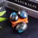 UNIHOM Natural Labradorite Palm Stone 1.5-2.7 - Irregular Polished Gemstone for Anxiety Relief - Buy Online on GoSupps.com