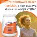 Now Foods Sunflower Lecithin Powder 454g - Lab-Tested, Gluten-Free, Soy-Free, Vegan - Buy Online on GoSupps.com