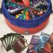 CardKingPro Monstrous Dice Bag - Orange/Blue - Huge 500+ Dice Capacity - 8 Pockets - Perfect for Dice Hoarders - Buy Online on GoSupps.com