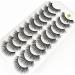 10 Pairs Natural 3D Mink False Eyelashes for Beauty - 38 Styles (3D111) - Buy Online on GoSupps.com