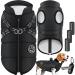 Lovpet dog jacket dog coat with dishes including 45 pieces of faeces + donor dogs Feeded winter vest waterproof padded vest with chest belt reflectors D-ring 3xl black 3xl black
